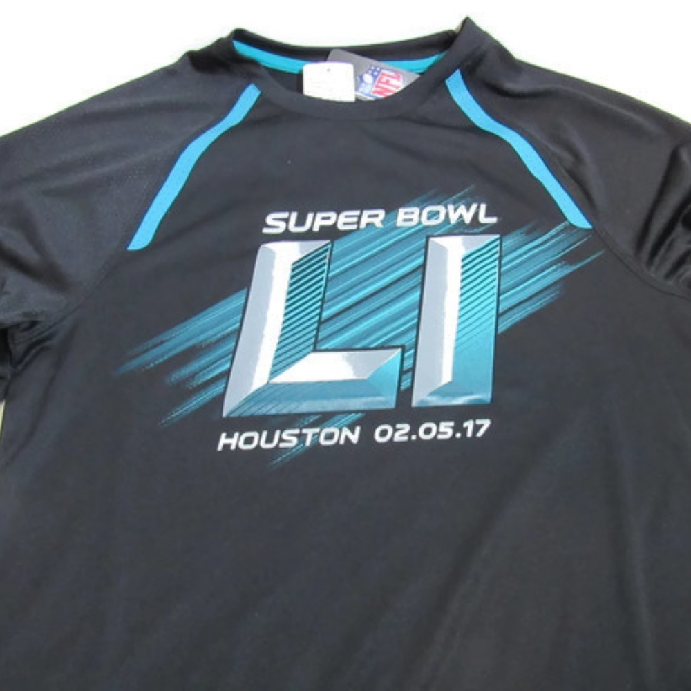 Majestic Super Bowl LI 51 Logo Dri-Fit T-Shirt